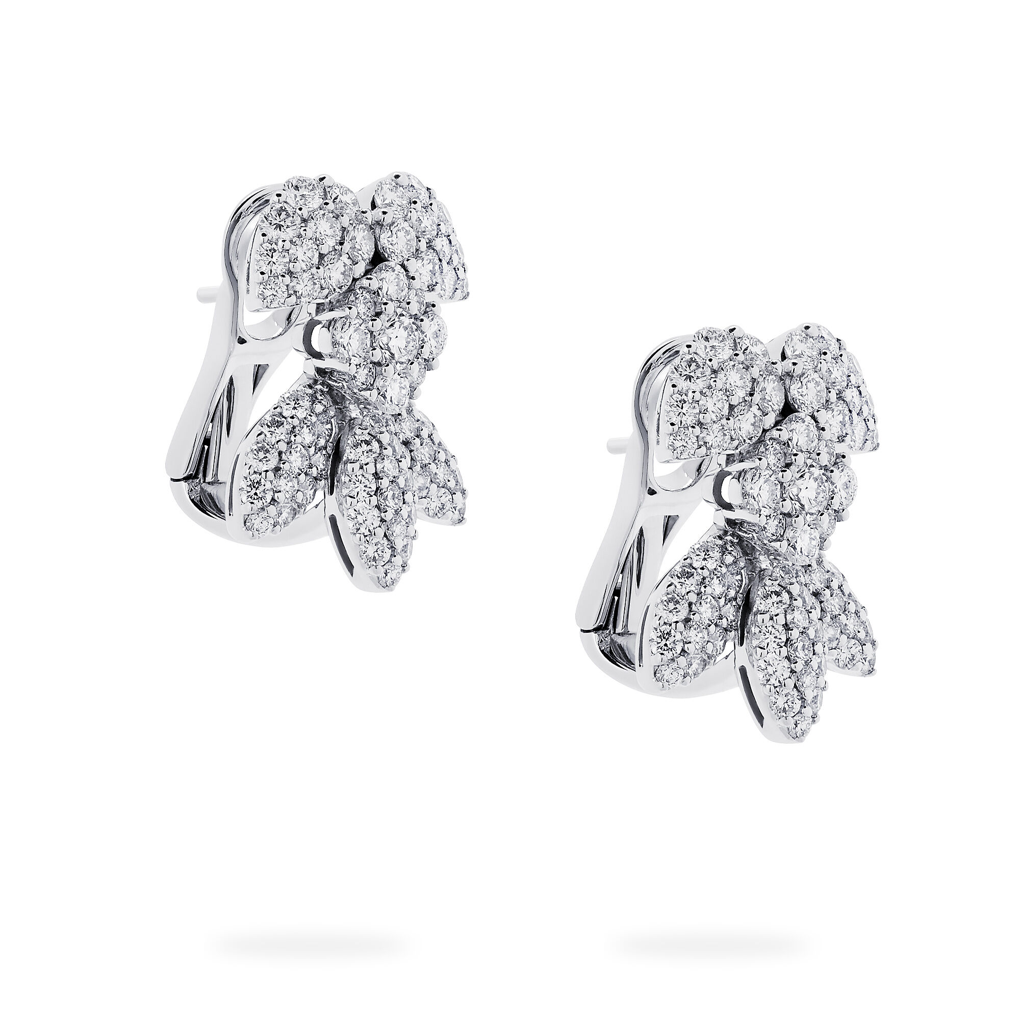 Birks Snowflake Diamond Snow Angel Earrings Large